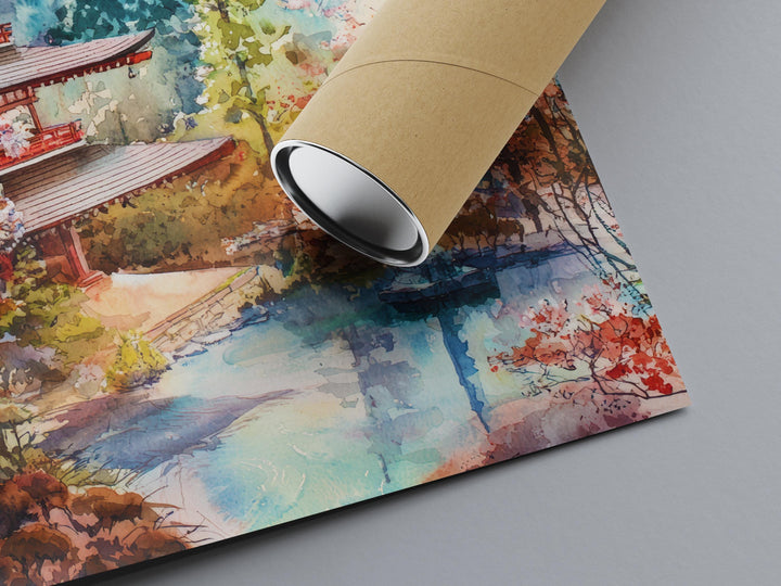 Mount Fuji Watercolor Poster Wall Art Mount Fuji Wall Hanging Home Décor Mount Fuji Gift Art Lovers Japan Wall Art