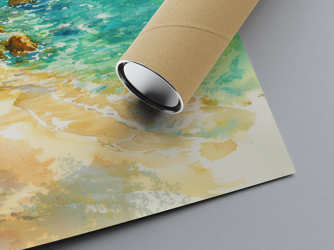 Barbados Watercolor Poster Wall Art Barbados Wall Hanging Home Décor Barbados Gift Art Lovers Barbados Wall Art