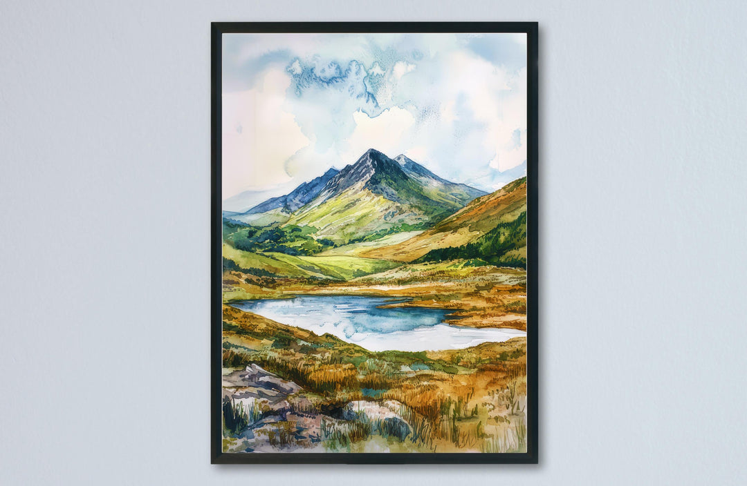 Brecon Beacons Watercolor Poster Wall Art Brecon Beacons Wall Hanging Home Décor Brecon Beacons Gift Art Lovers United Kingdom Wall Art