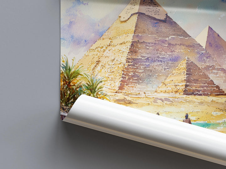 Cairo Watercolor Poster Wall Art Cairo Wall Hanging Home Décor Cairo Gift Art Lovers Egypt Wall Art