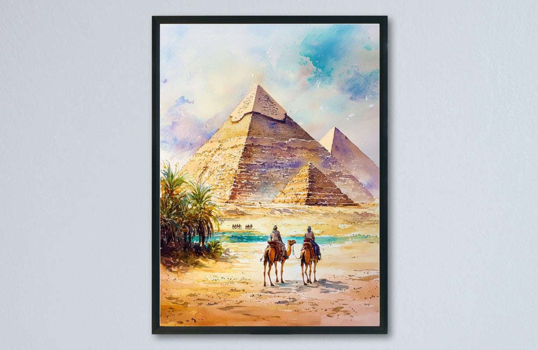 Cairo Watercolor Poster Wall Art Cairo Wall Hanging Home Décor Cairo Gift Art Lovers Egypt Wall Art