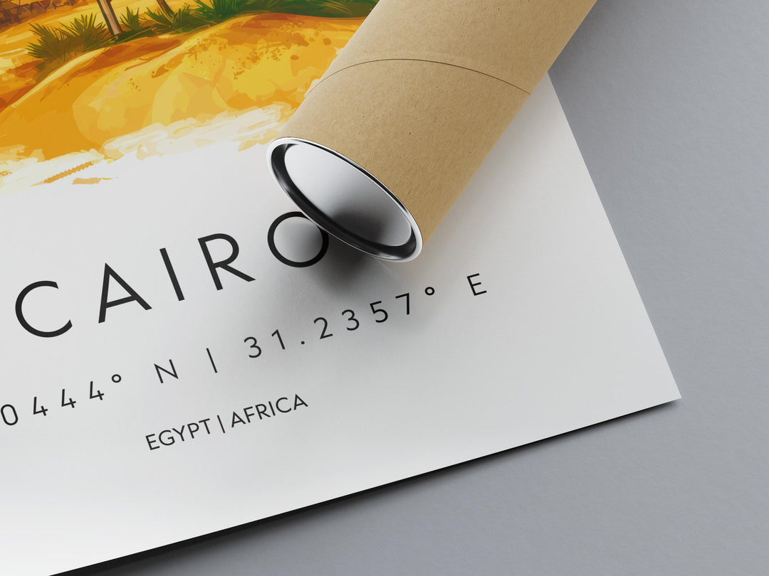 Cairo Watercolor Poster Wall Art Cairo Wall Hanging Home Décor Cairo Gift Art Lovers Egypt Wall Art