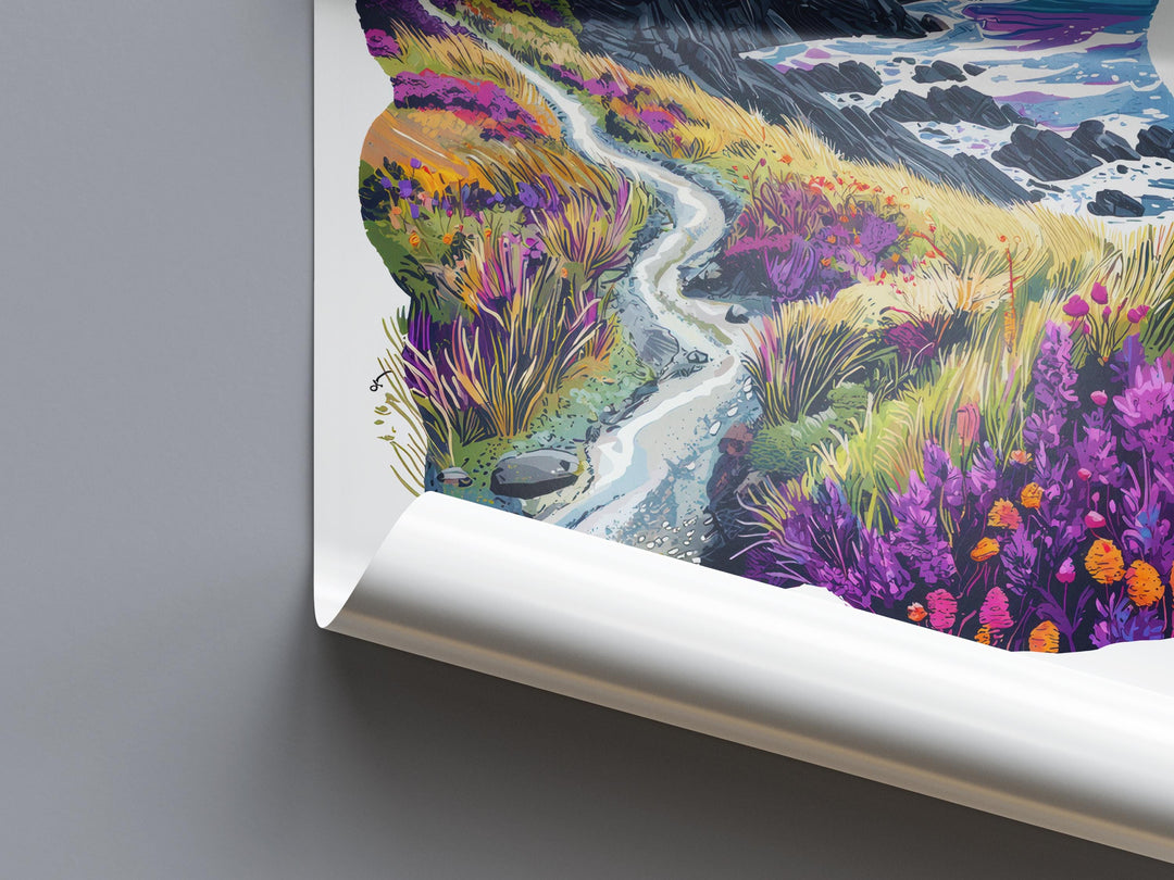 Isle of Islay Watercolor Poster Wall Art Isle of Islay Wall Hanging Home Décor Isle of Islay Gift Art Lovers Scotland Wall Art