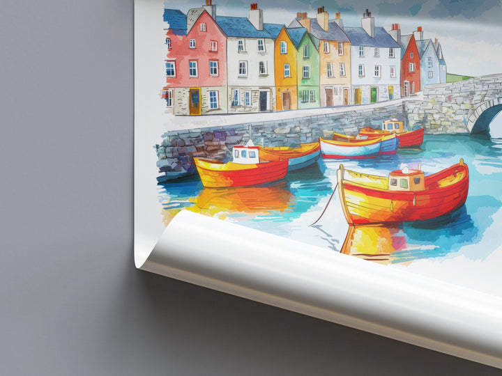 Galway Watercolor Poster Wall Art Galway Wall Hanging Home Décor Galway Gift Art Lovers Ireland Wall Art