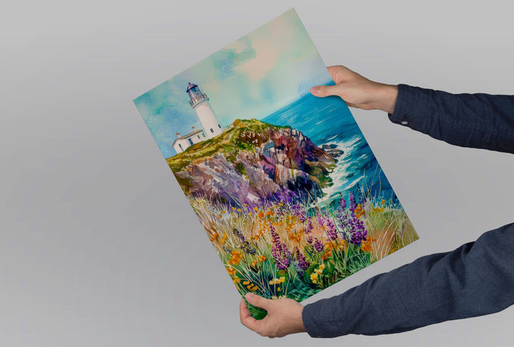 Pembrokeshire Coast Watercolor Poster Wall Art Pembrokeshire Coast Wall Hanging Home Décor Pembrokeshire Coast Gift Art Lovers