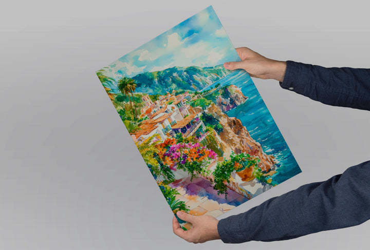 Acapulco Watercolor Poster Wall Art Acapulco Wall Hanging Home Décor Acapulco Gift Art Lovers Mexico Wall Art