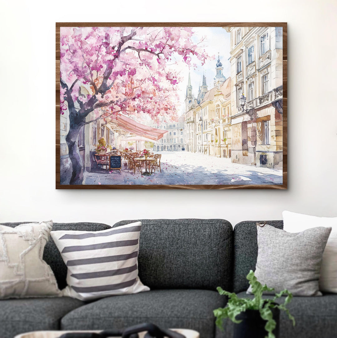 Vienna Watercolor Poster Landscape Wall Art Vienna Wall Hanging Home Décor Vienna Gift Art Lovers Austria Wall Art