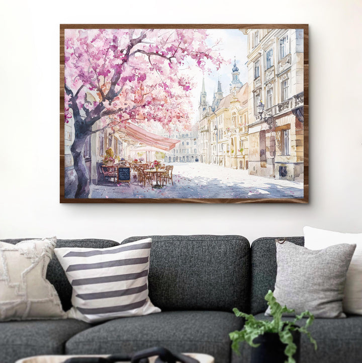 Vienna Watercolor Poster Landscape Wall Art Vienna Wall Hanging Home Décor Vienna Gift Art Lovers Austria Wall Art