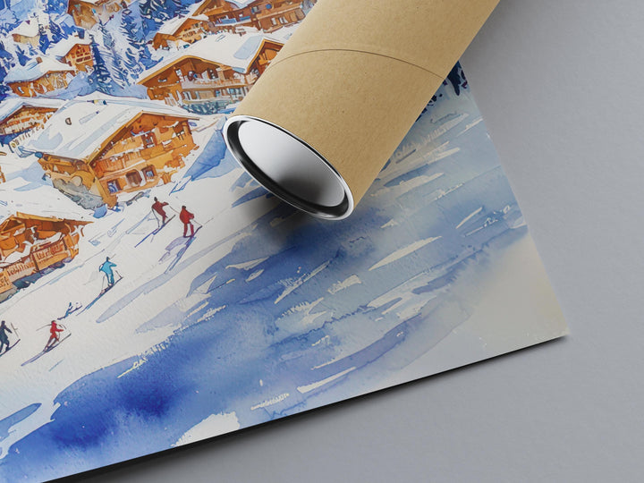 St. Anton Watercolor Poster Wall Art St. Anton Wall Hanging Home Décor St. Anton Gift Art Lovers Austria Wall Art