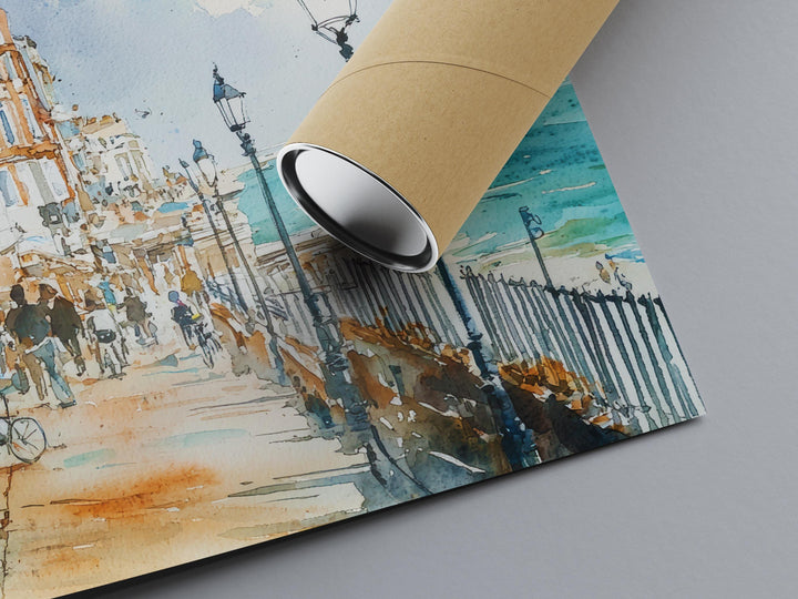 Brighton Watercolor Poster Wall Art Brighton Wall Hanging Home Décor Brighton Gift Art Lovers United Kingdom Wall Art