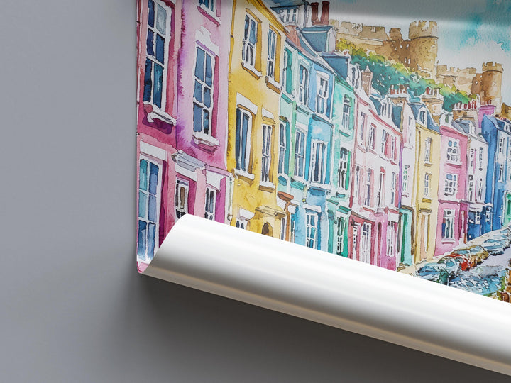 Hastings Watercolor Poster Wall Art Hastings Wall Hanging Home Décor Hastings Gift Art Lovers United Kingdom Wall Art