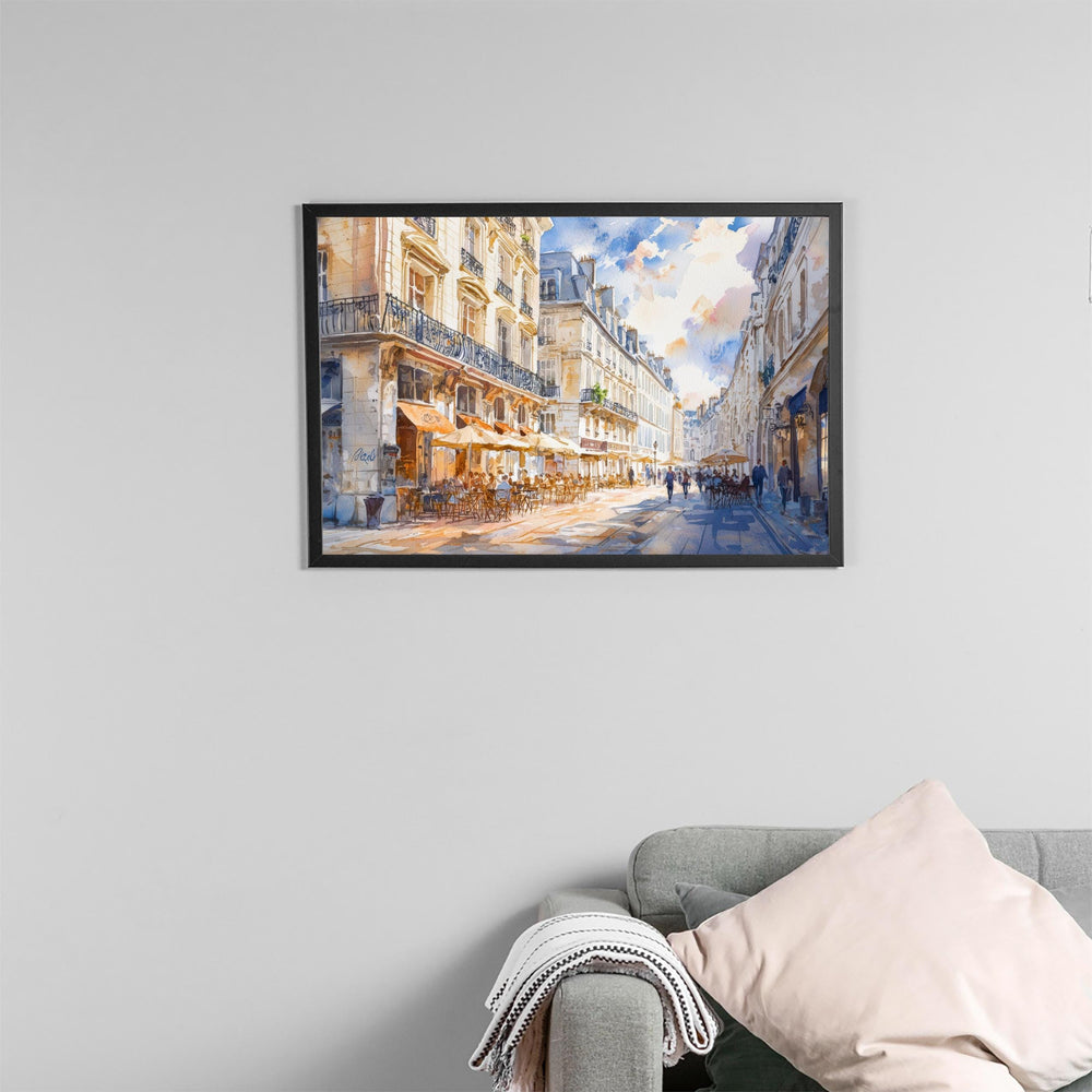 Nantes watercolor poster Wall Art Nantes Wall Hanging Home Décor Nantes Gift Art Lovers France Wall Art