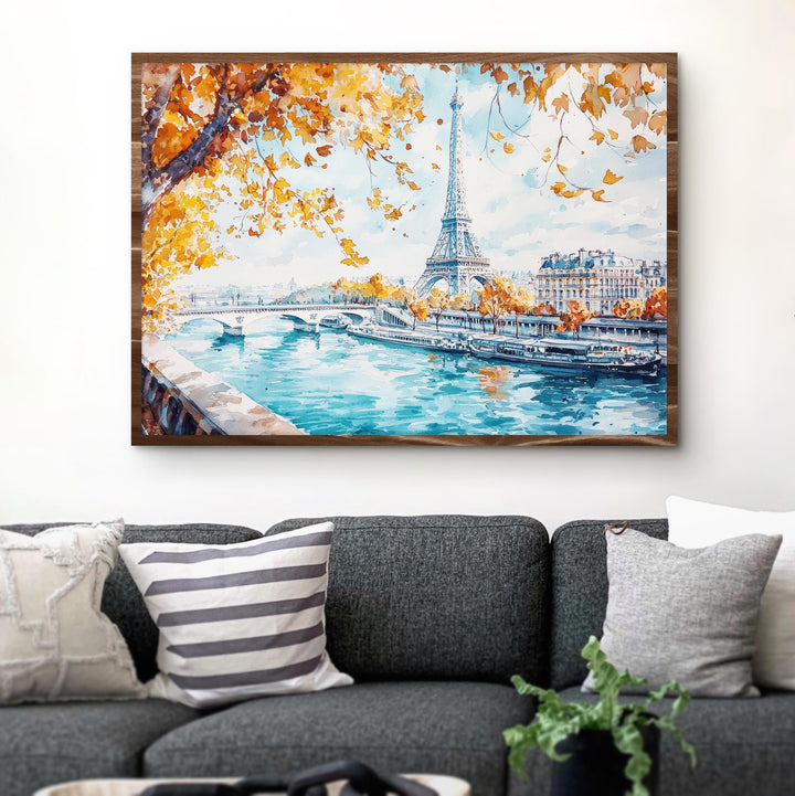 Paris watercolor poster Wall Art Paris Wall Hanging Home Décor Paris Gift Art Lovers France Wall Art