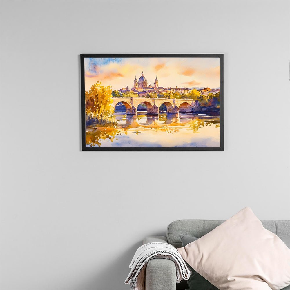 Salamanca watercolor poster Wall Art Salamanca Wall Hanging Home Décor Salamanca Gift Art Lovers Spain Wall Art