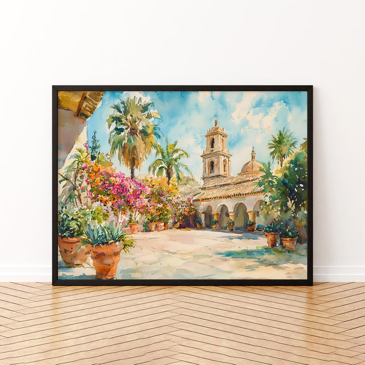 Cordoba watercolor poster Wall Art Cordoba Wall Hanging Home Décor Cordoba Gift Art Lovers Spain Wall Art