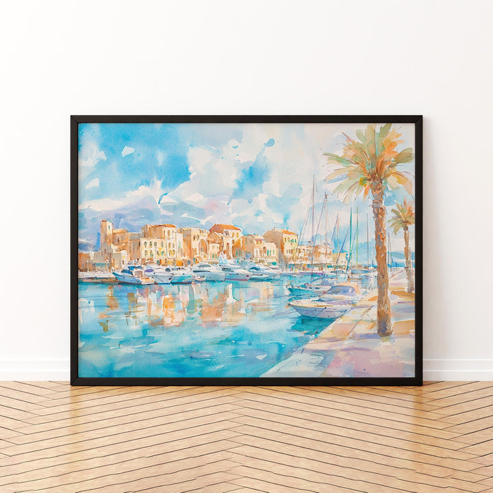 Heraklion watercolor poster Wall Art Heraklion Wall Hanging Home Décor Heraklion Gift Art Lovers Greece Wall Art