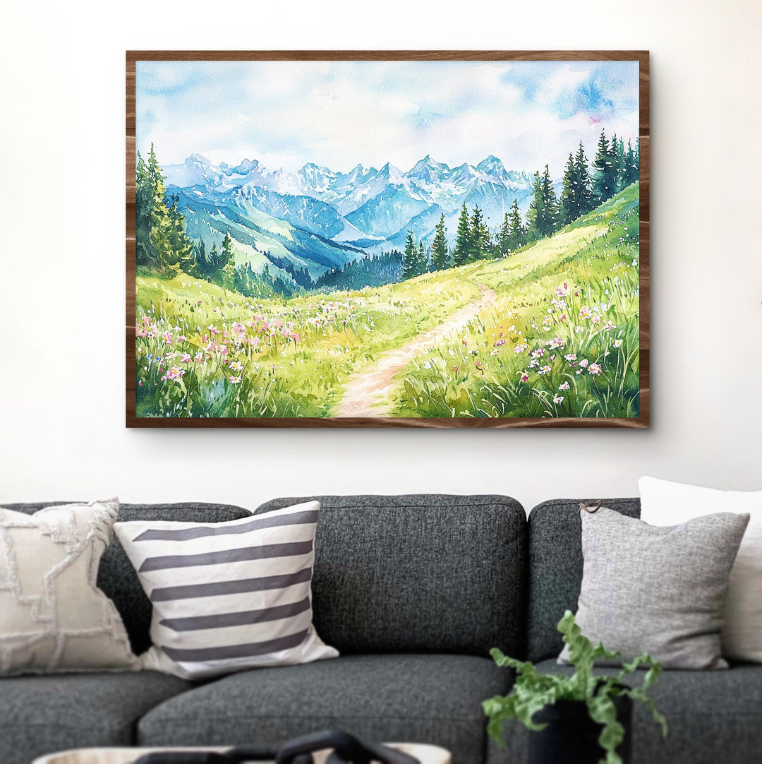 Stoos watercolor poster Wall Art Stoos Wall Hanging Home Décor Stoos Gift Art Lovers Switzerland Wall Art