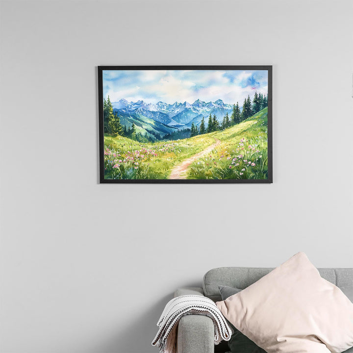 Stoos watercolor poster Wall Art Stoos Wall Hanging Home Décor Stoos Gift Art Lovers Switzerland Wall Art