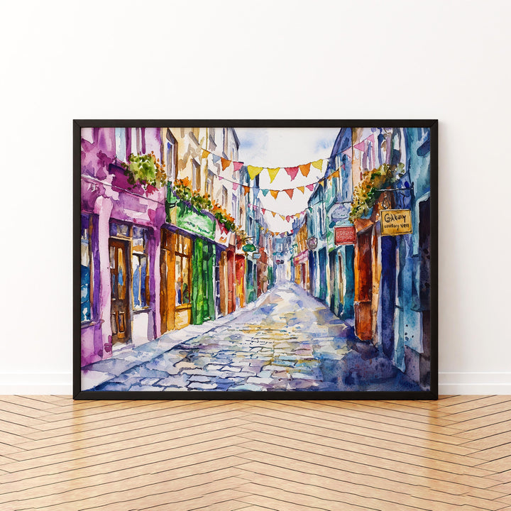 Galway watercolor poster Wall Art Galway Wall Hanging Home Décor Galway Gift Art Lovers Ireland Wall Art