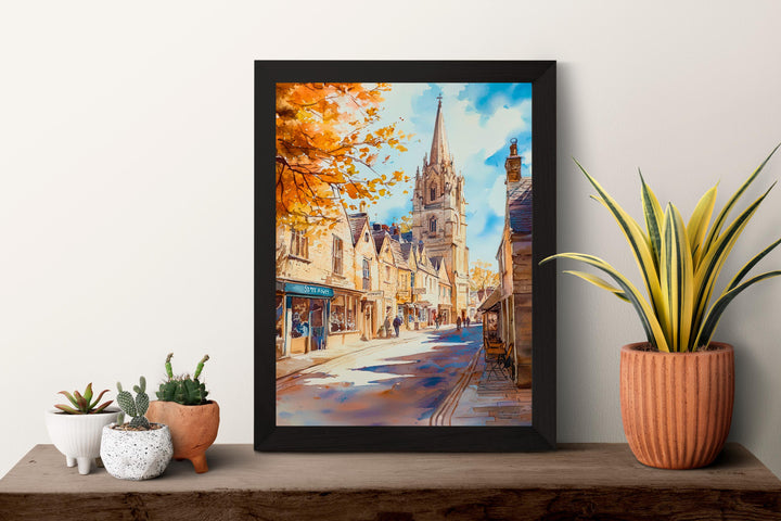 Cirencester watercolor poster Wall Art Cirencester Wall Hanging Home Décor Cirencester Gift Art Lovers England Wall Art