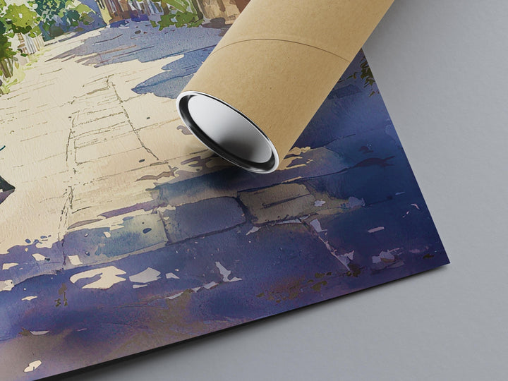 Winchester watercolor poster Wall Art Winchester Wall Hanging Home Décor Winchester Gift Art Lovers England Art Lover Gift