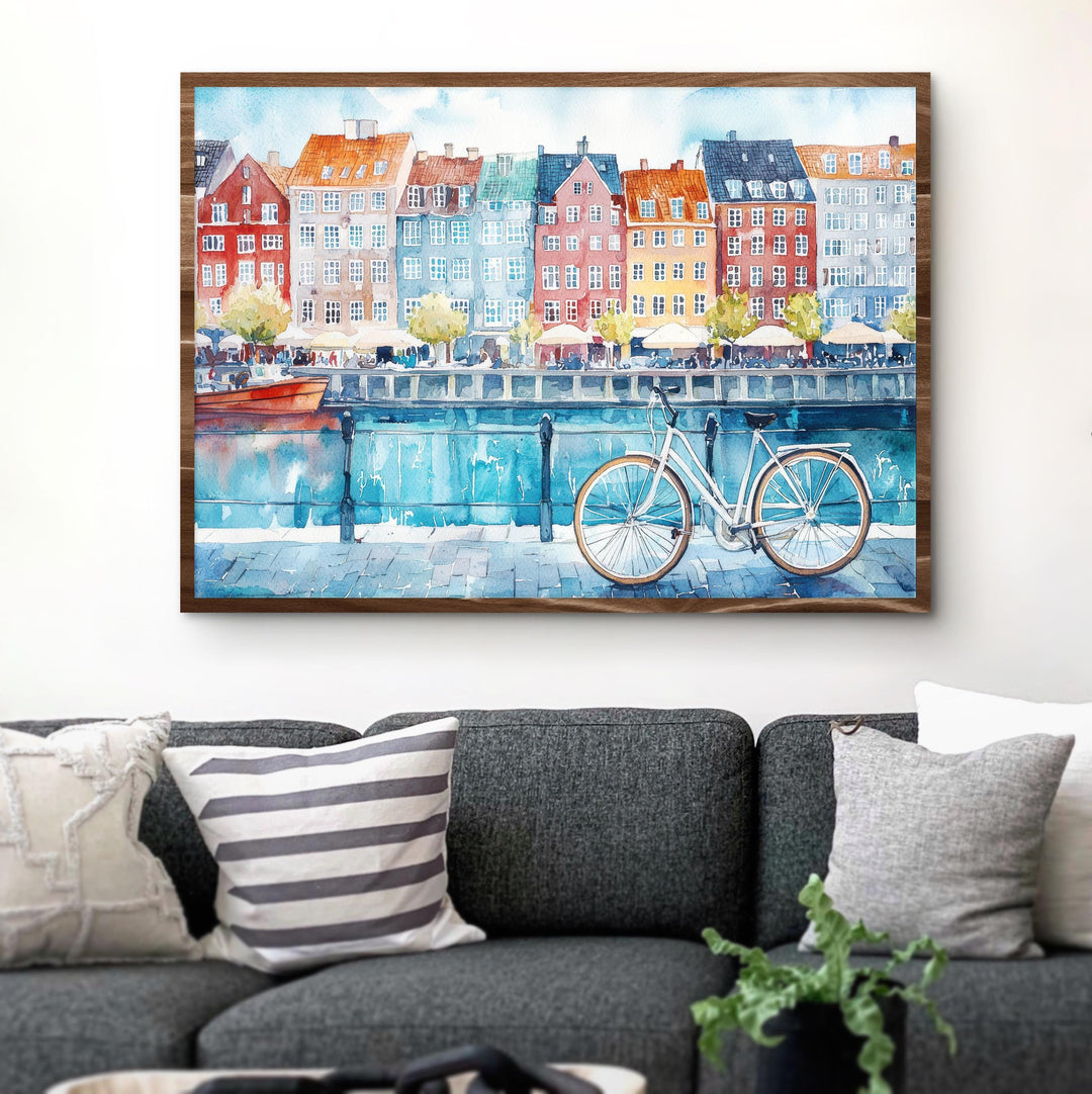Edinburgh Watercolor Poster Landscape Wall Art Edinburgh Wall Hanging Home Décor Edinburgh Gift Art Lovers Scotland Wall Art
