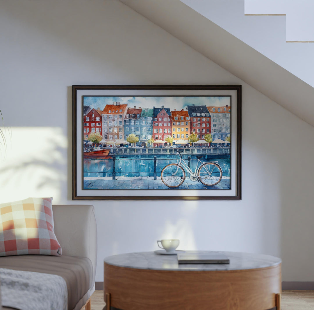 Edinburgh Watercolor Poster Landscape Wall Art Edinburgh Wall Hanging Home Décor Edinburgh Gift Art Lovers Scotland Wall Art