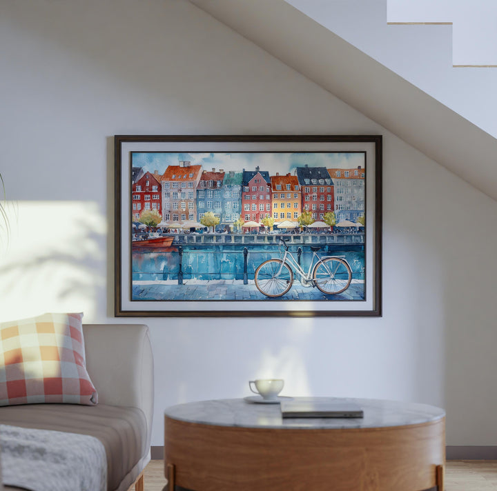 Edinburgh Watercolor Poster Landscape Wall Art Edinburgh Wall Hanging Home Décor Edinburgh Gift Art Lovers Scotland Wall Art