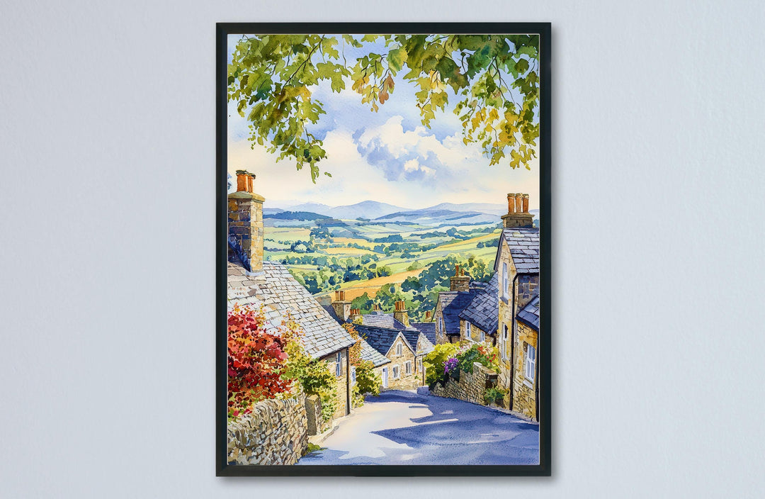 Kendal watercolor poster Wall Art Kendal Wall Hanging Home Décor Kendal Gift Art Lovers England Wall Art