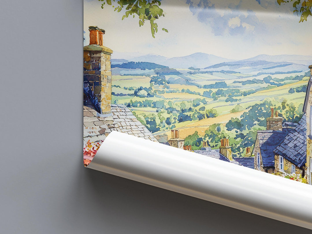 Kendal watercolor poster Wall Art Kendal Wall Hanging Home Décor Kendal Gift Art Lovers England Wall Art