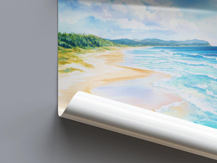Fraser Island watercolor poster Wall Art Fraser Is Wall Hanging Home Décor Fraser Is Gift Art Lovers Australia Wall Art