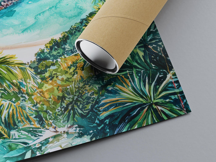Whitsunday Islands Watercolor Poster Wall Art Australia Wall Hanging Home Décor Whitsunday Islands Gift Art Lovers Australia Art Lover Gift
