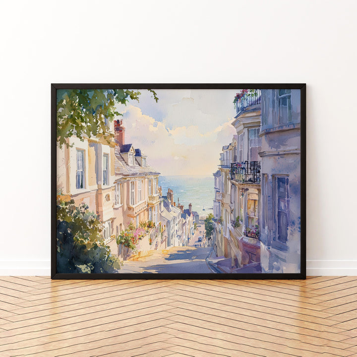 Brighton Watercolor Poster Landscape Wall Art Brighton Wall Hanging Home Décor Brighton Gift Art Lovers United Kingdom Wall Art