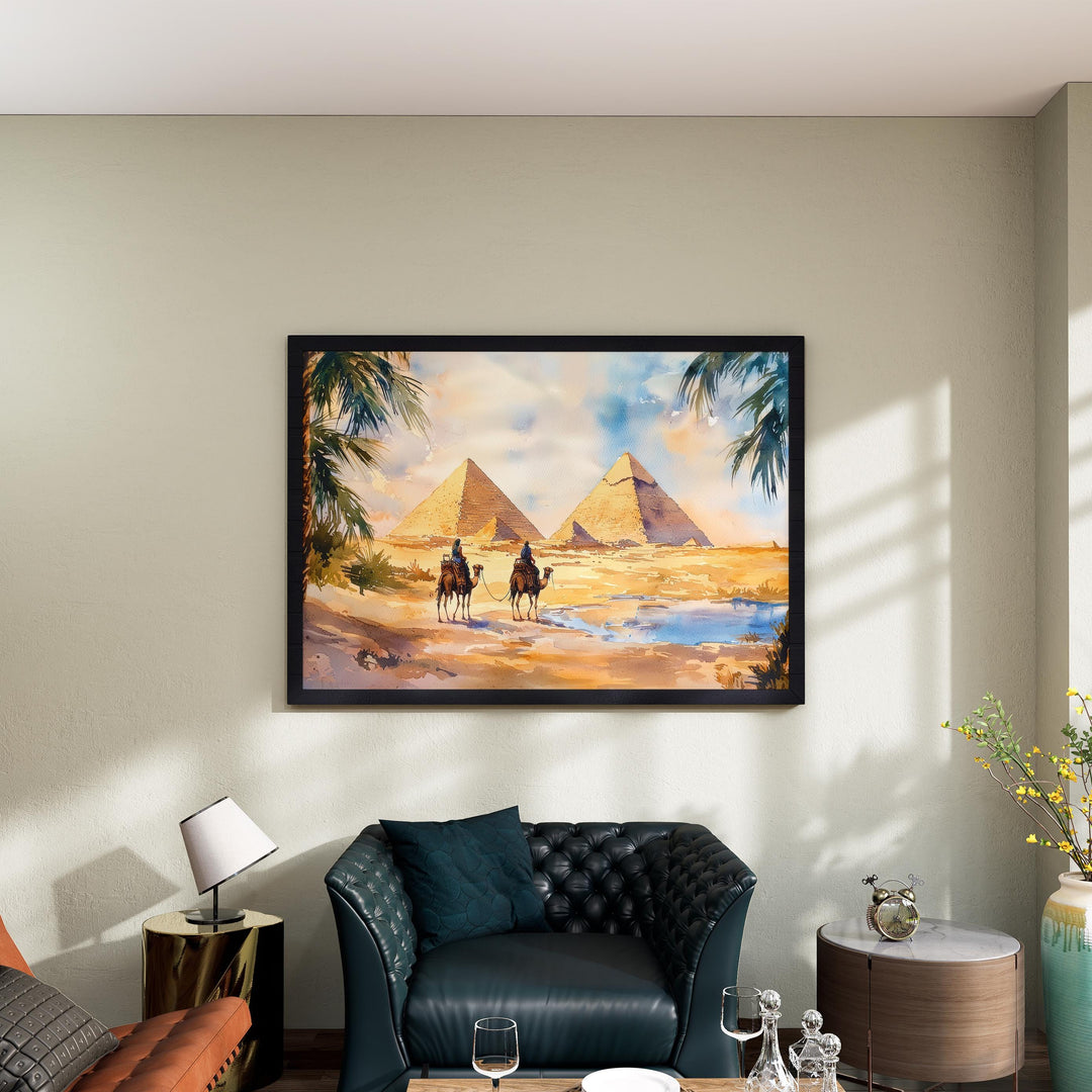 Cairo Watercolor Poster Landscape Wall Art Cairo Wall Hanging Home Décor Cairo Gift Art Lovers Egypt Wall Art