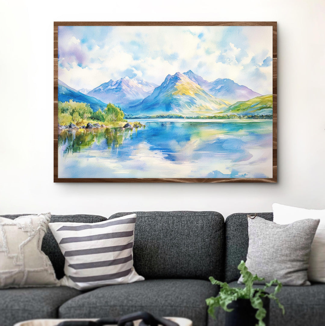 Ben Nevis Watercolor Poster Landscape Wall Art Ben Nevis Wall Hanging Home Décor Ben Nevis Gift Art Lovers Scotland Wall Art
