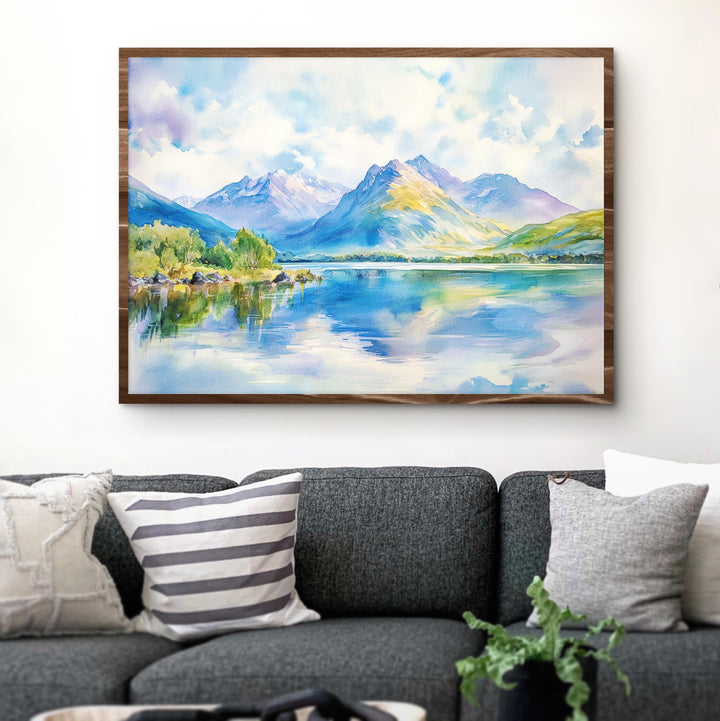 Ben Nevis Watercolor Poster Landscape Wall Art Ben Nevis Wall Hanging Home Décor Ben Nevis Gift Art Lovers Scotland Wall Art