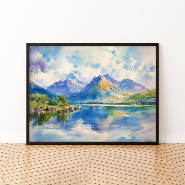 Ben Nevis Watercolor Poster Landscape Wall Art Ben Nevis Wall Hanging Home Décor Ben Nevis Gift Art Lovers Scotland Wall Art