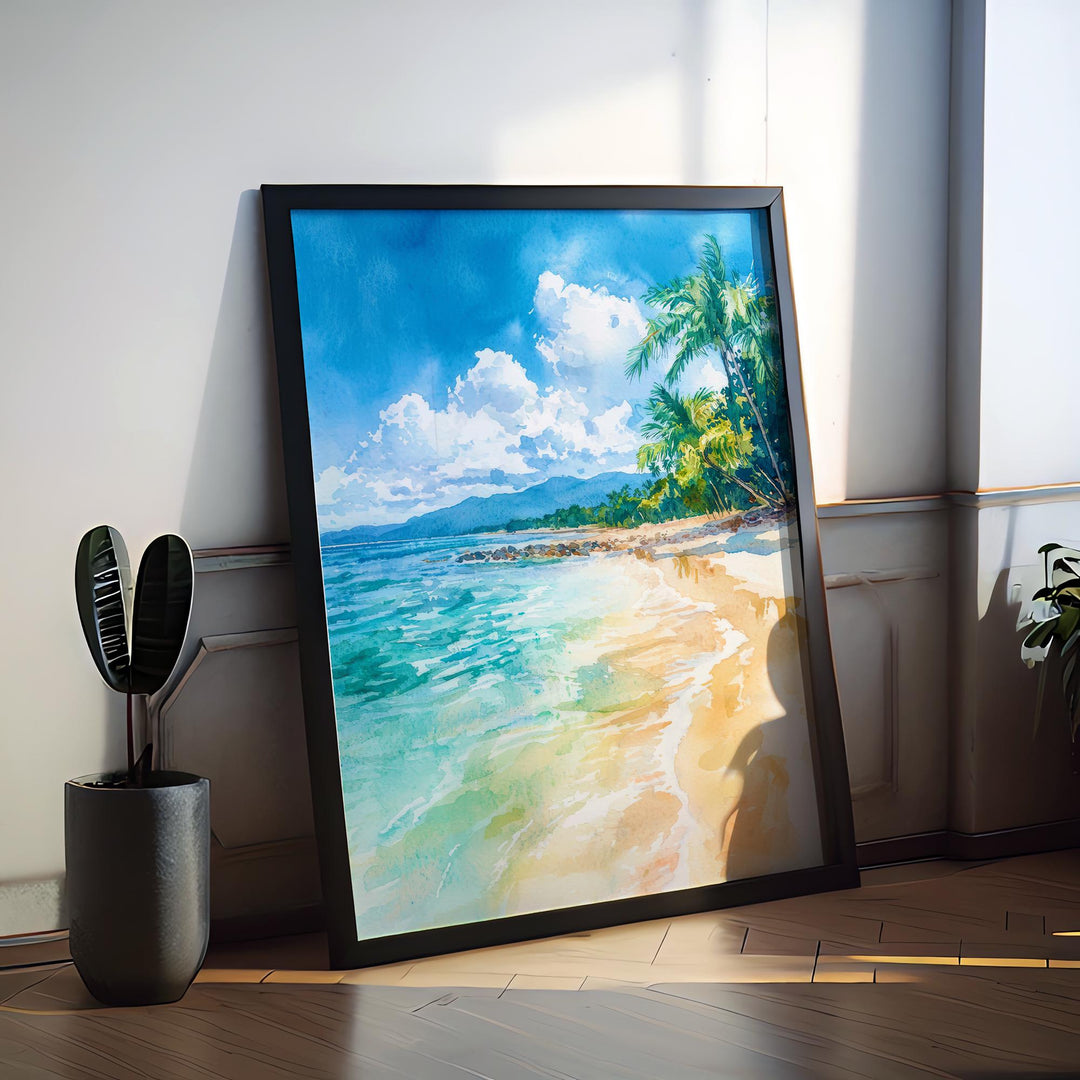 Port Douglas watercolor poster Wall Art Port Douglas Wall Hanging Home Décor Port Douglas Gift Art Lovers Australia Art Lover Gift