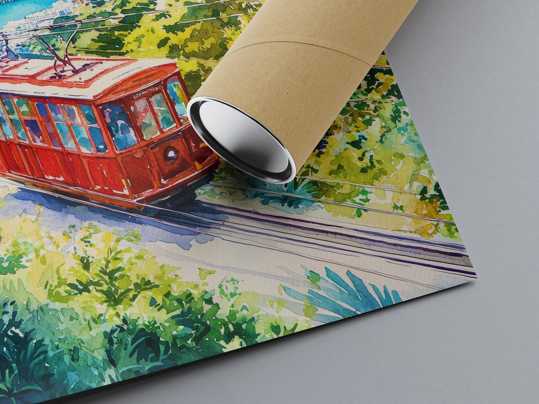 Wellington New Zealand Watercolor Poster Wall Art Wellington Wall Hanging Home Décor Wellington Gift Art Lovers New Zealand Art