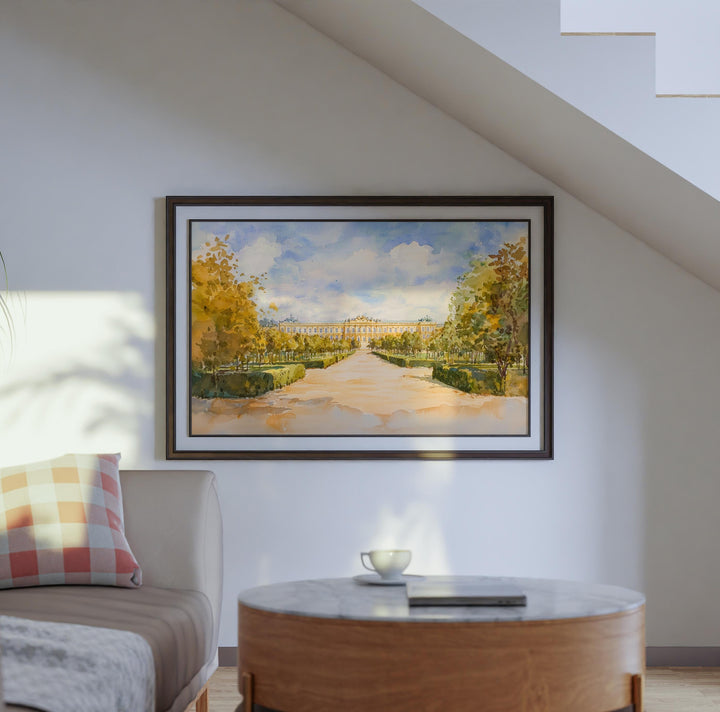 Vienna Watercolor Poster Imperial City Wall Art Vienna Wall Hanging Home Décor Vienna Gift Art Lovers Austria Wall Art