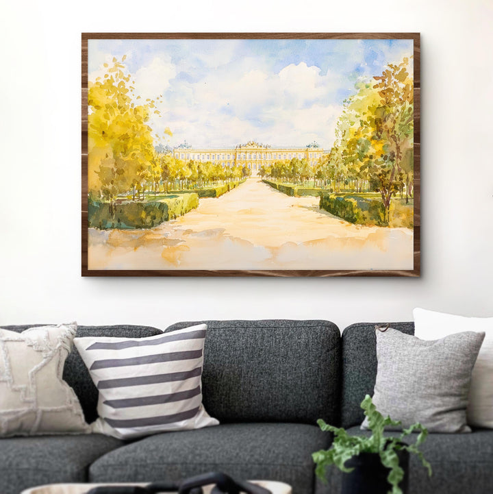 Vienna Watercolor Poster Imperial City Wall Art Vienna Wall Hanging Home Décor Vienna Gift Art Lovers Austria Wall Art