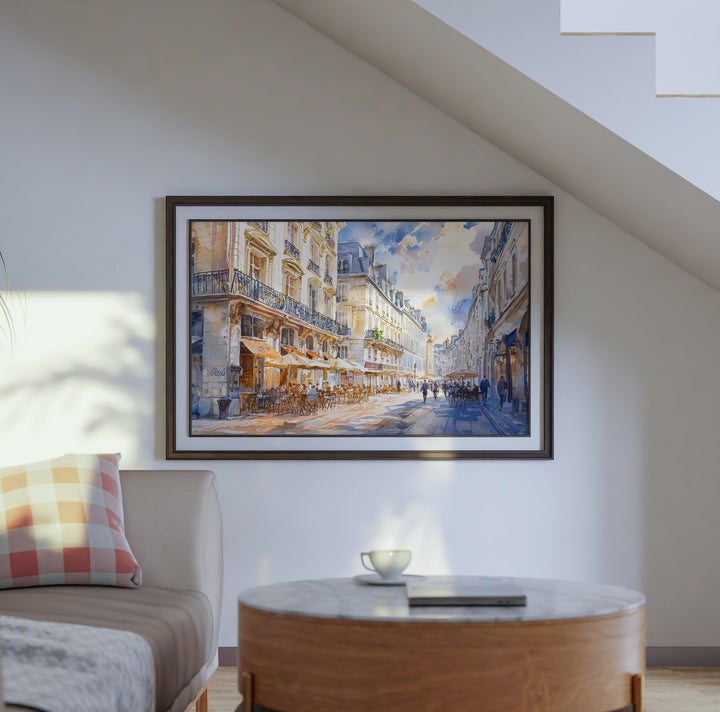 Nantes watercolor poster Wall Art Nantes Wall Hanging Home Décor Nantes Gift Art Lovers France Wall Art