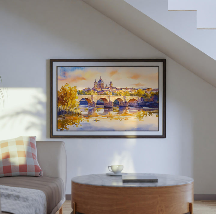 Salamanca watercolor poster Wall Art Salamanca Wall Hanging Home Décor Salamanca Gift Art Lovers Spain Wall Art