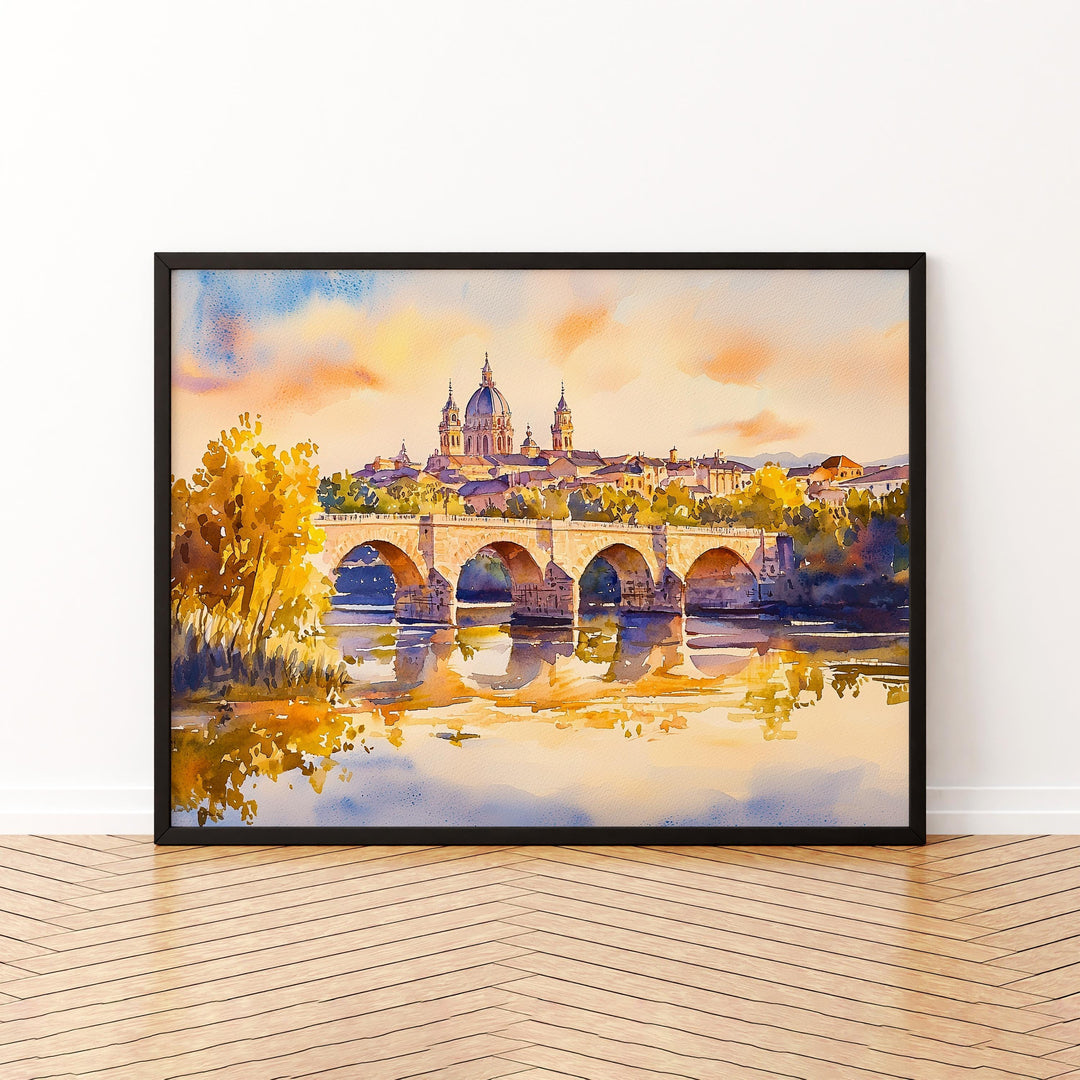Salamanca watercolor poster Wall Art Salamanca Wall Hanging Home Décor Salamanca Gift Art Lovers Spain Wall Art