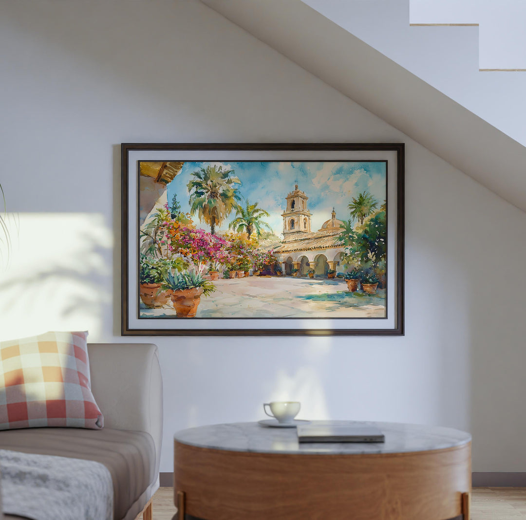 Cordoba watercolor poster Wall Art Cordoba Wall Hanging Home Décor Cordoba Gift Art Lovers Spain Wall Art