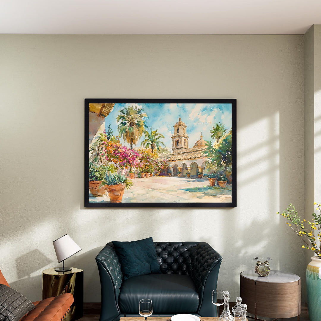 Cordoba watercolor poster Wall Art Cordoba Wall Hanging Home Décor Cordoba Gift Art Lovers Spain Wall Art