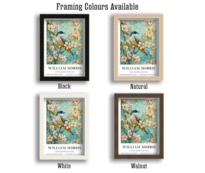 William Morris Bluebirds Poster Vintage Bird Wall Art Classic Nature Print Elegant Woodland Decor Timeless Garden Artwork for Home