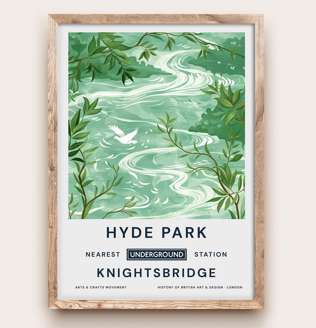 William Morris Hyde Park Poster Vintage Botanical Wall Art Classic Nature Print Elegant Garden Decor Timeless Artwork for Home