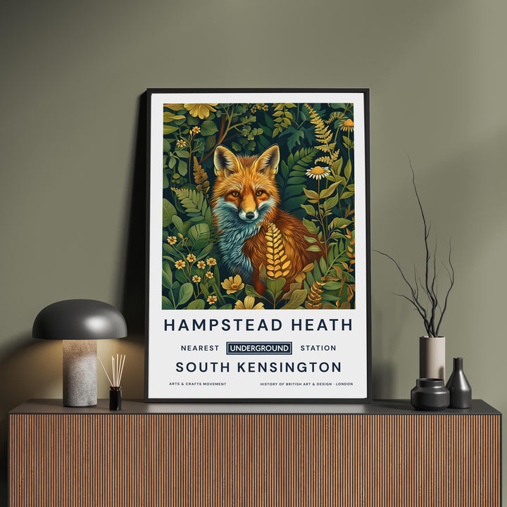 William Morris Hampstead Heath Poster Vintage Landscape Wall Art Classic Nature Print Rustic Countryside Decor Timeless Artwork for Home