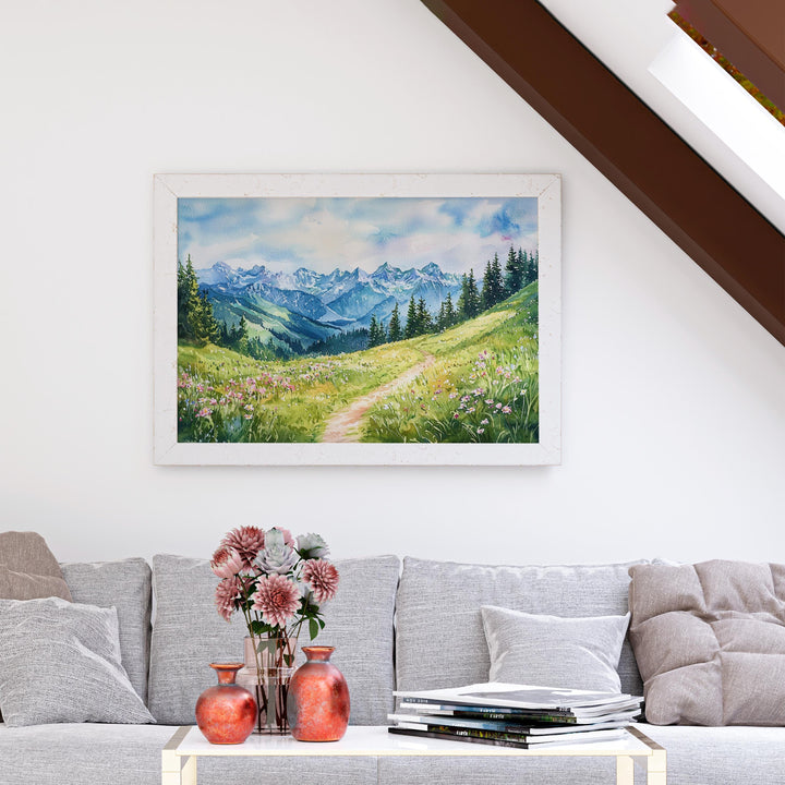 Stoos watercolor poster Wall Art Stoos Wall Hanging Home Décor Stoos Gift Art Lovers Switzerland Wall Art